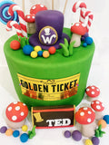 Willy wonka cake topper decoration