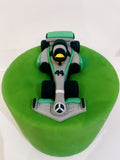 F1 Lewis Hamilton car cake topper