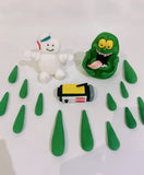 Ghostbusters cake topper decoration edible set