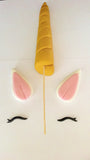 Edible unicorn cake topper decorations