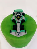 F1 Lewis Hamilton car cake topper