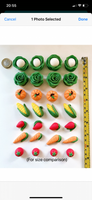 Veg cake topper - Edible