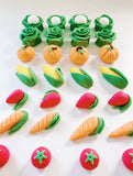 Veg cake topper - Edible