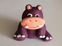 edible hippo cake topper