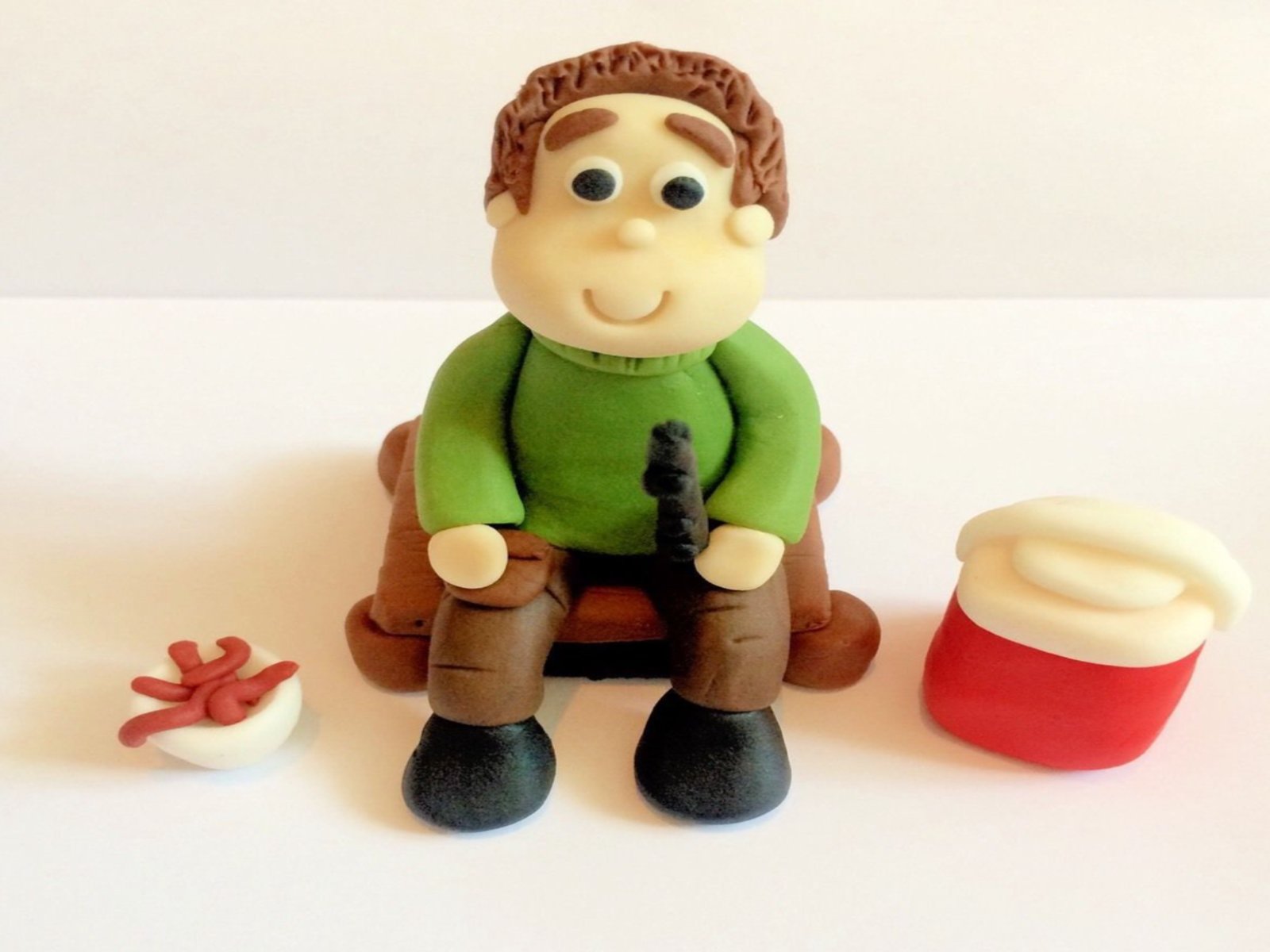 Fishing Cake Toppers man Decoration