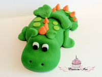 Dragon cake topper