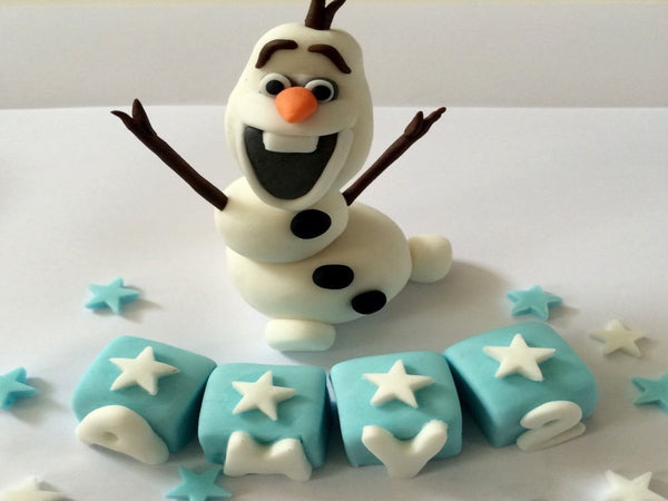 Amazon.com: DecoSet® Disney Frozen Olaf Chillin' Cake Topper, 1-Piece with  Moveable Parts, Decorations for Creating Amusing Cakes : Grocery & Gourmet  Food